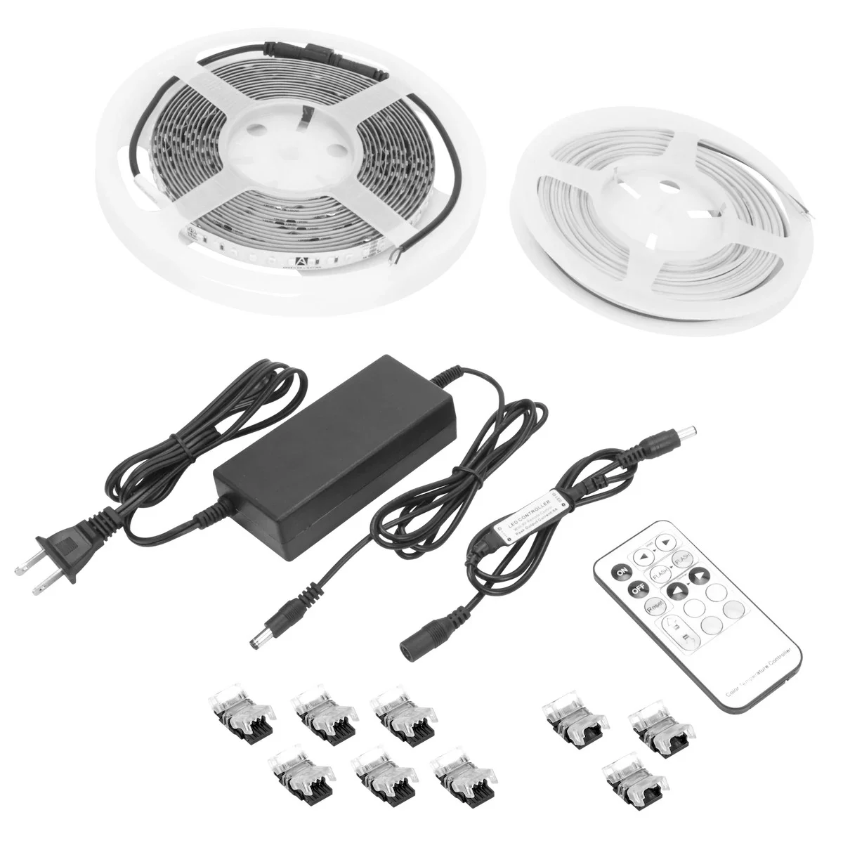 TruLux High Output Tape Light Kit, IP54, 5 Meter, 24V, Tunable White 2700K-6000K, 2.9W/ft - view 2
