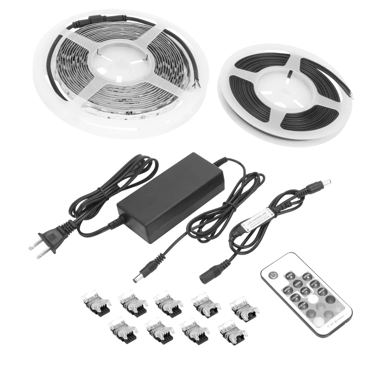 TruLux High Output Tape Light Kit, RGB+Warm White, 16.4FT, 4.6W/FT, 24V, IP54 - view 2