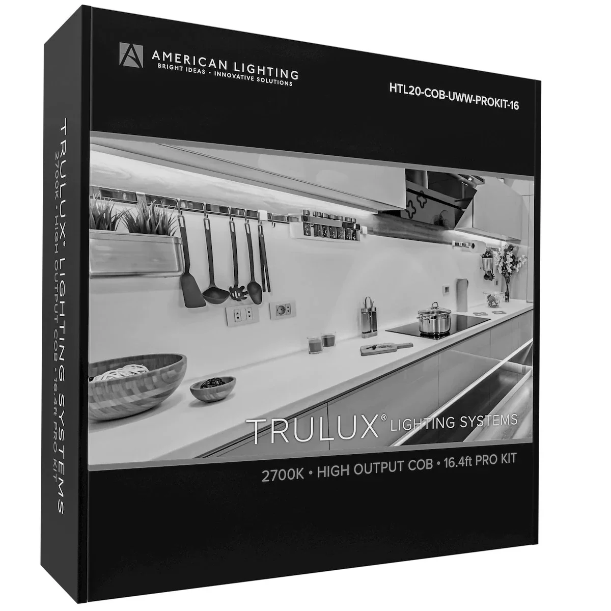 Trulux Pro Kit, High Output, IP20, COB, 4.5W per ft, 24V