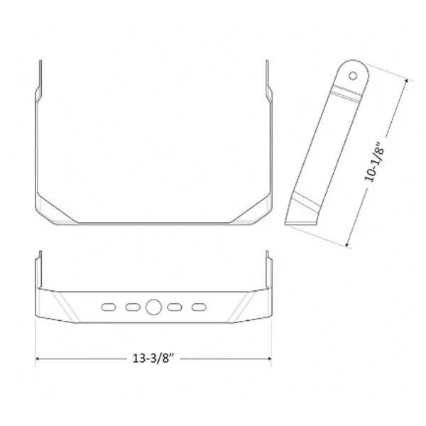 U Bracket for LFX & LFXPRO & LF4PRO "LG" Series - view 2