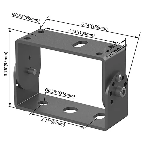U-Bracket for Selectable LED Flood Light, 100W-450W - view 2