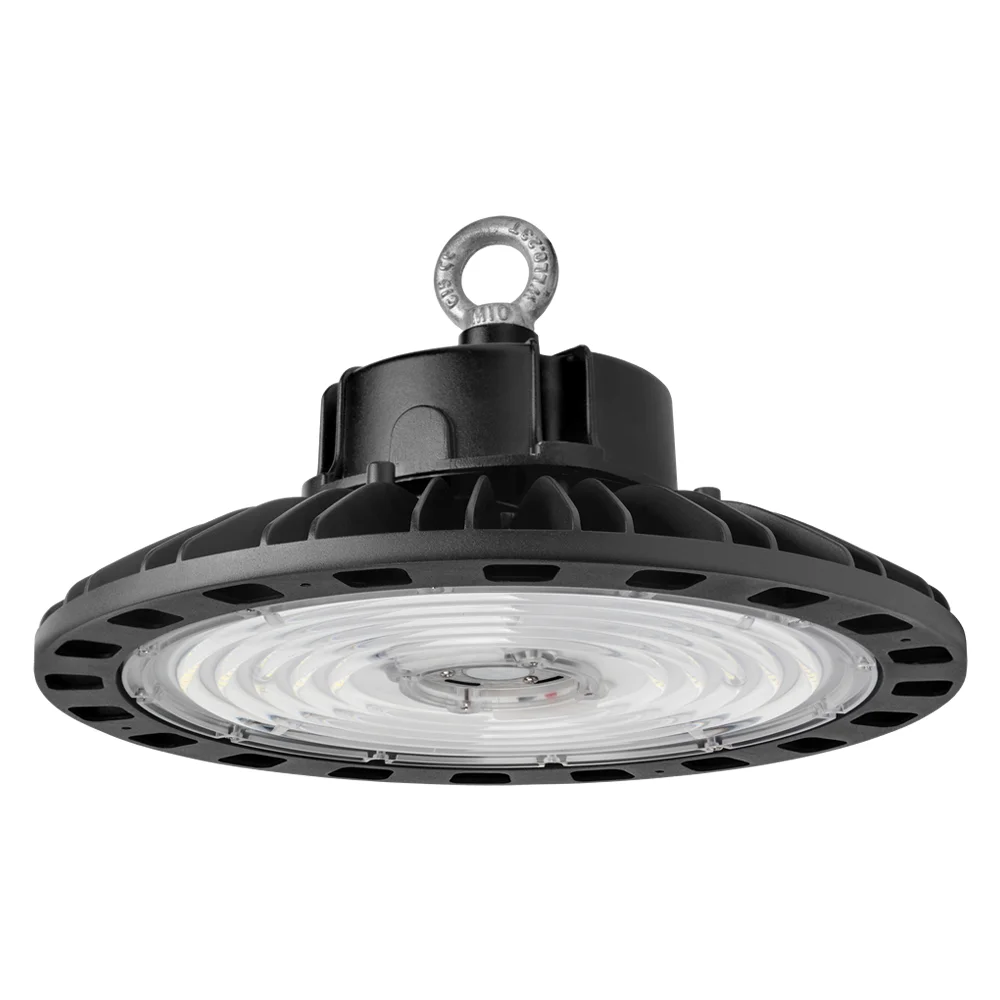 100W LED UFO High Bay Light, 4000K, AC120-277V, Black