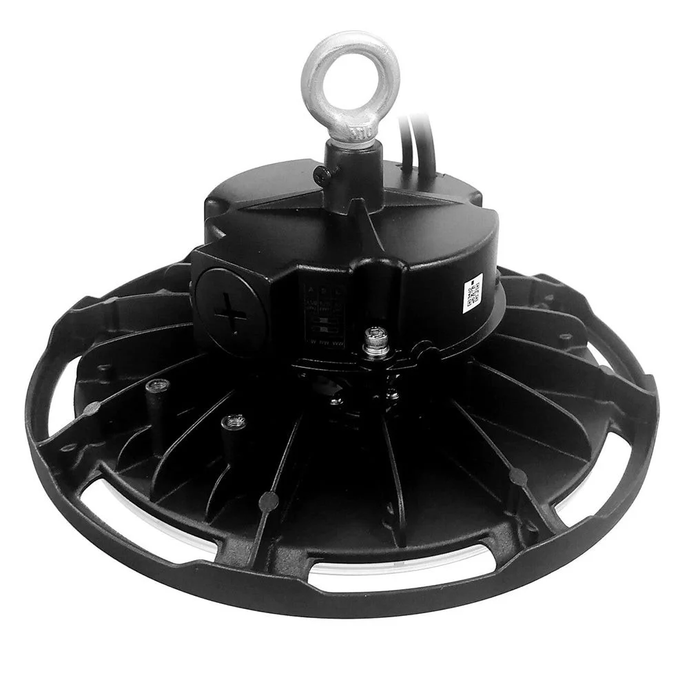 Selectable UFO High Bay Light, 140W/190W/240W, 120-277V, 3500K/4000K/5000K, Black, Hook Mount - view 3