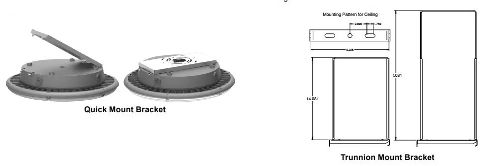 UFO Outdoor LED Parking Garage, 58W or 75W - view 4