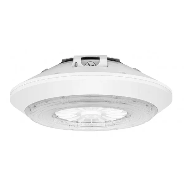 Selectable Up Light Parking Garage Canopy, 28-70W, AC120-277V, 4000K-5000K, White