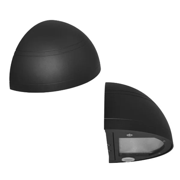 Unify Quarter Round Down Wall Sconce, 3L/5L/8L Lumen Selectable, 120-277V, CCT Selectable 3000K/4000K/5000K, Bronze