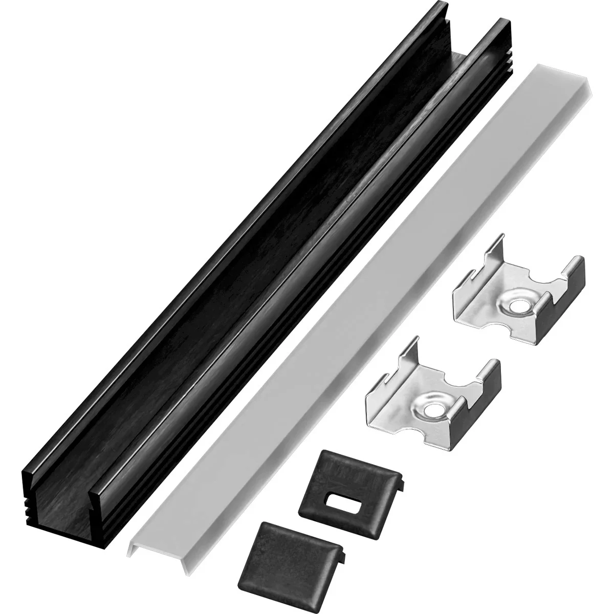Universal Extrusion Bundle, 2M, Black Finish
