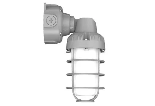 Vaportight Adjustable Jelly Jar, E26 lamp ready, 120-277VAC, Polycarbonate Lens, Grey, Die-cast Body...