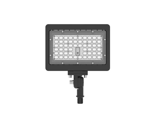 Flood Light VFS, 5,000 lm, CCT Selectable, Medium Distribution, Knuckle Mount, Bronze