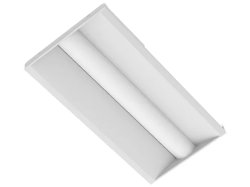 Volumetric Adjustable Troffer, 2x4, 60L/64L/70L, 120-277V, Selectable CCT