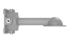 Wall Mount 90° Bracket, AL, NPT 3/4'', Grey