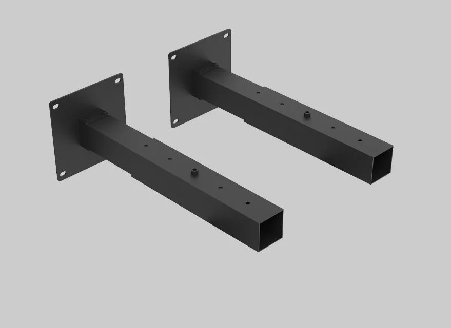 Wall Mount Bracket Kit for Linear Series A Wall washers. Set of 2. Adjustable Distance 15" to 22" setback from wall. (Co