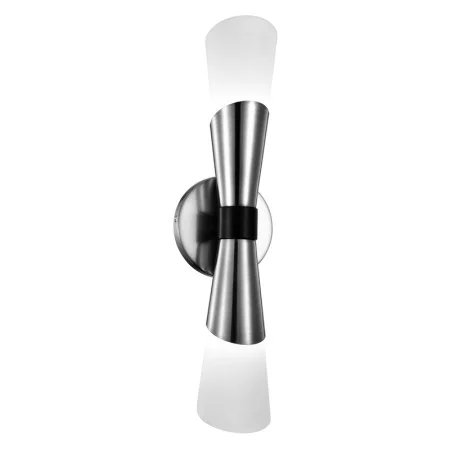 Wall Sconce 9W 3000K|4000K Black or Antique Brass Frosted Opal Glass