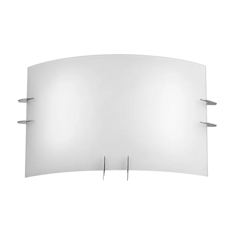 Sunpark W260D Wall Sconce, 15W, 120-277V, 3500K|4000K|5000K, >80 CRI, Satin Nickel, Frosted Glass