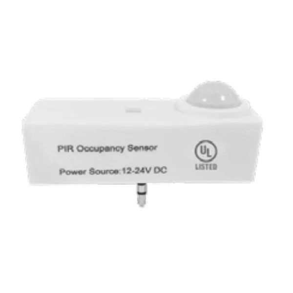 PIR Sensor, 1-Pin Audio Jack Contact 600W 40Ft, 120-277V, 0-10V Bi-Level & RC (Optional RC WEC-3RC)