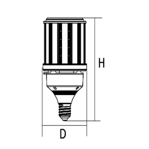 Westgate CL-HL LED Corn Lamp, 36W, 3000K, E26 Base - view 2