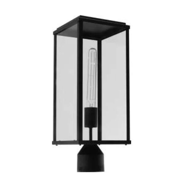 Westgate ERSH Series E26 Glass Post Top, 18.5", Black, 6W, 520lm, 3000K