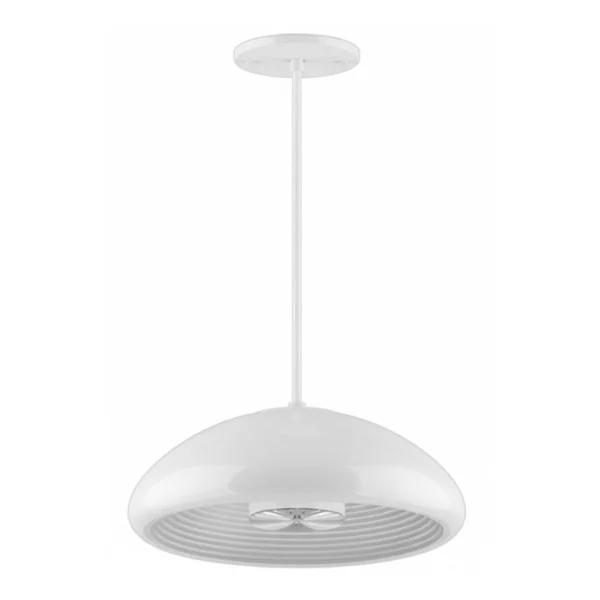 Westgate EU Pendant, 12W, 815lm, 3000K, 12" White, Copper Reflector