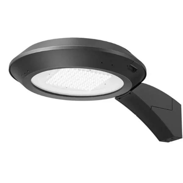 60 W Outdoor Post Disk LED Light with Pole and Wall
