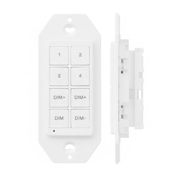 Westgate KEA Series Wall Switch, 8-Key, AAA Battery-Powered, 100ft Transmission, Smart Bluetooth
