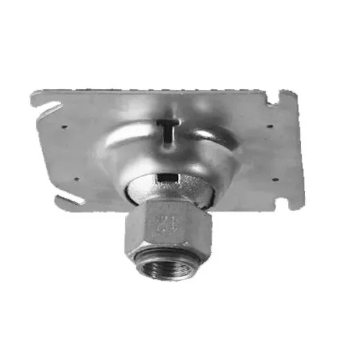 Westgate Manufacturing 4-Inch Square Swivel-Type Cover 3/4" Hub with 1/2" Reducer