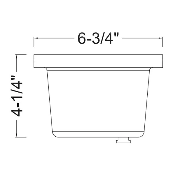 Westgate Manufacturing Fiber Glass for PAR36 No Lamp, Black - view 2