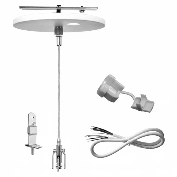 Westgate SCL-CS1P-20FT, Adjustable 20FT 1/16in Single Suspension Canopy Set, Keyhole End Connector, Power Side, SJTW1...