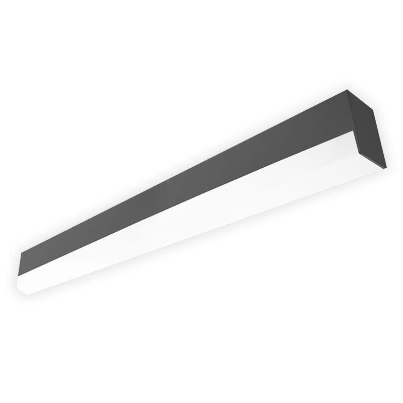 Westgate SCX 6 ft 2.75 in. Linear Light, 60W, 4-CCT, Dimmable, Drop Lens, Black