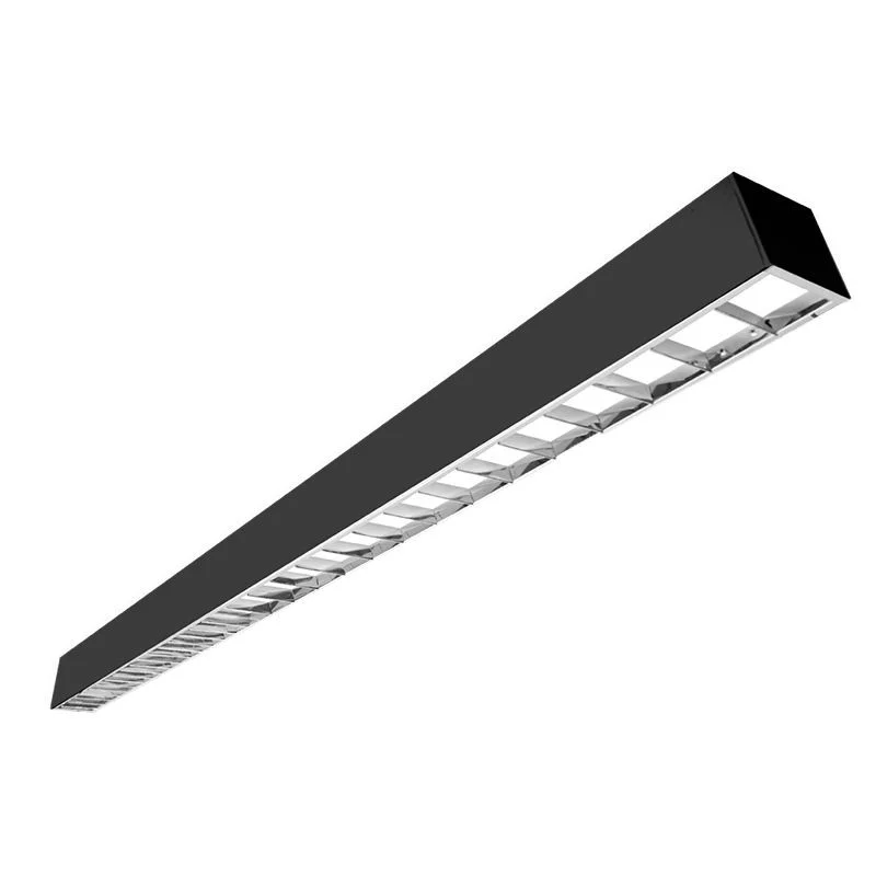 Westgate SCX 6 ft 2.75 in. Linear Light, 60W, 4-CCT, Dimmable, Louver Lens, Black