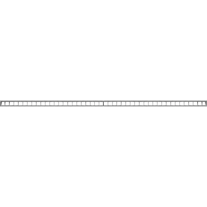 Westgate SCX 8 ft 2.75 in. Linear Light, 80W, 4-CCT, Dimmable, Louver Lens, Black - view 2