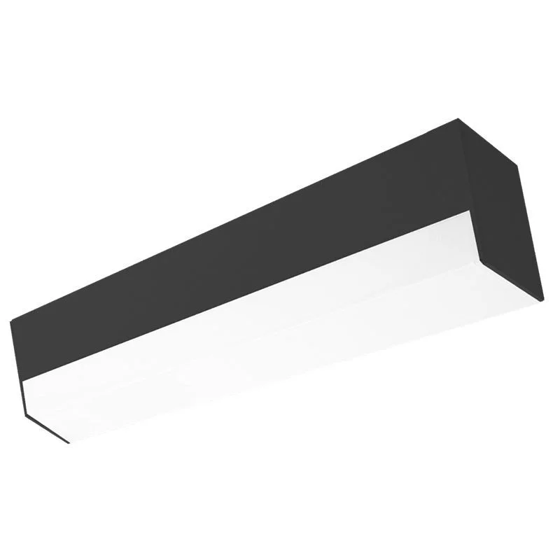 Westgate SCX Series Linear Light, 3FT, 30W, MCT4, 0-10V Dimmable, Drop Lens, Black