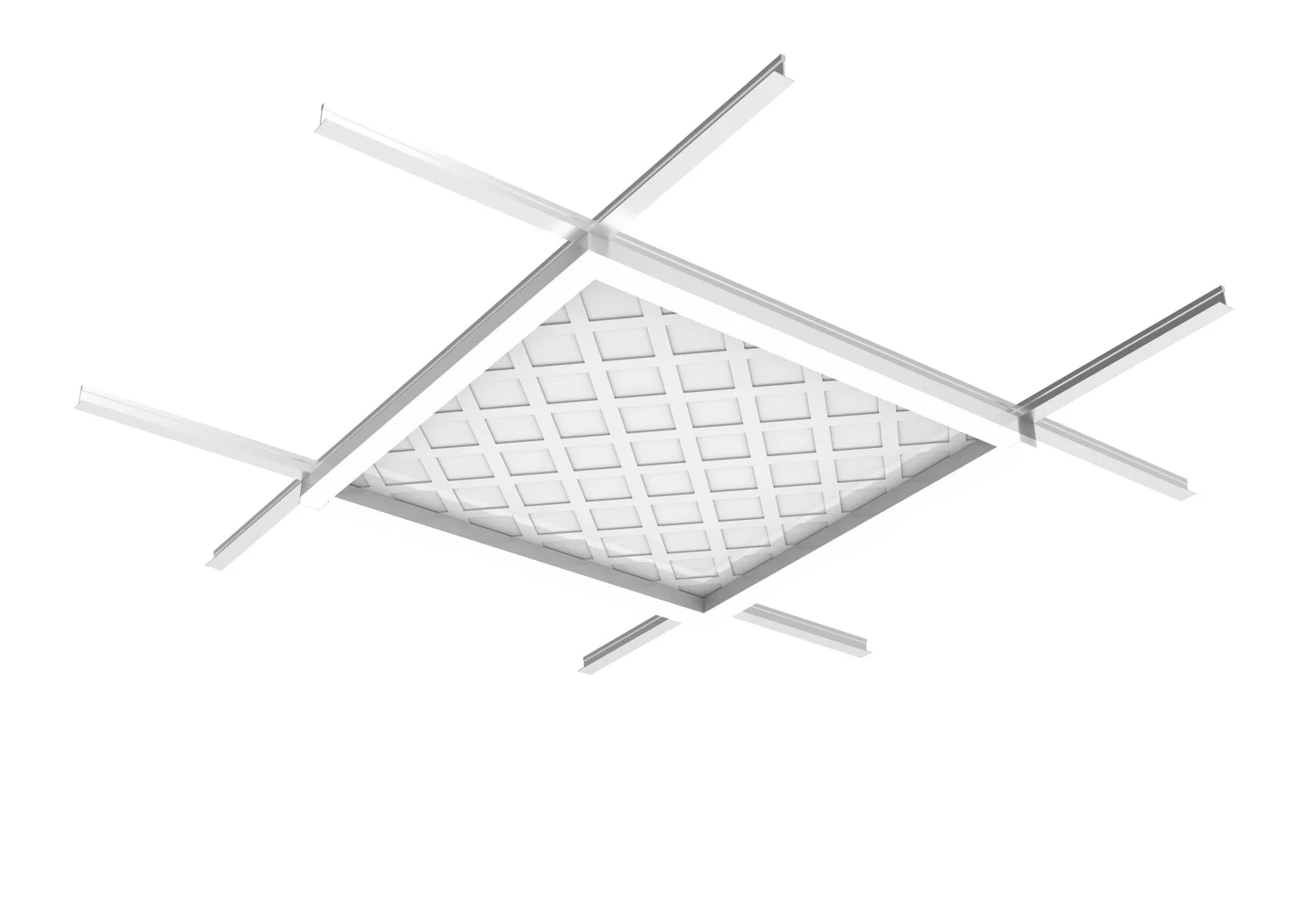 Westgate SCXT 2 ft 2 in. 15/16 Grid Linear Light, 20W/30W/40W, 3000K/3500K/4000K, Drop Lens