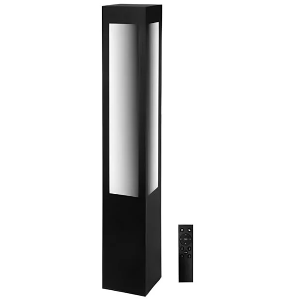 Wg Smart App Compatible RGBW Square Bollard Long Lens, Power And CCT Adjustable