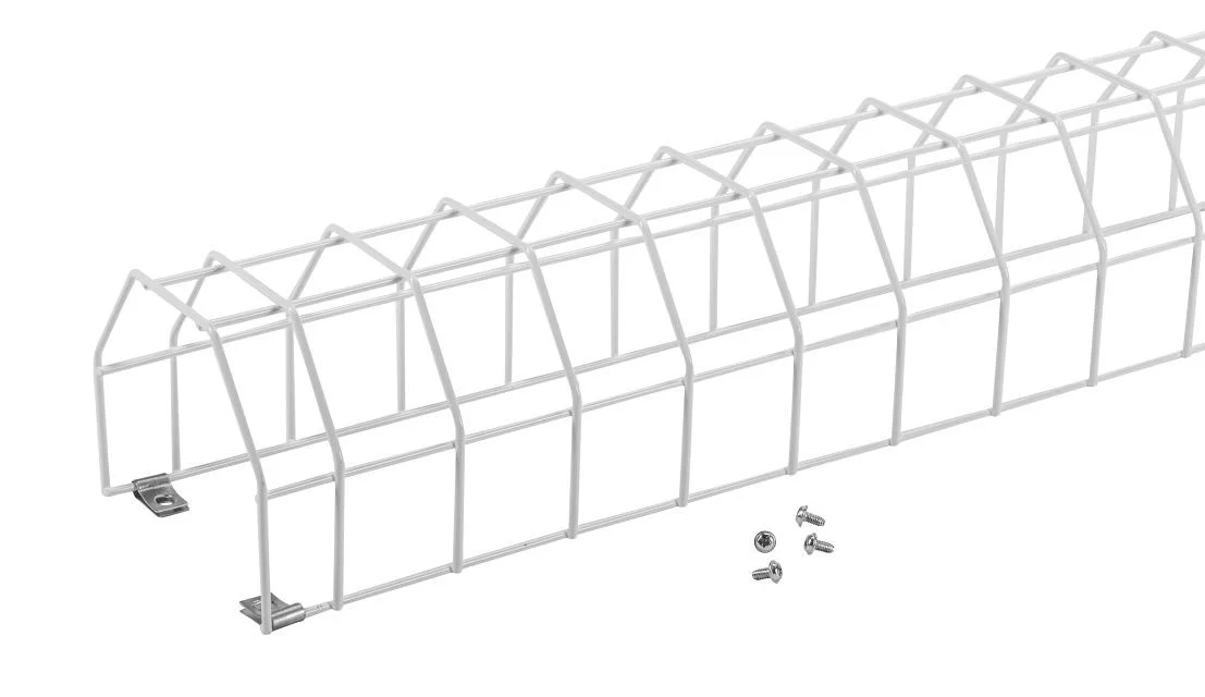 Wire Guard for LED Tube Ready strip fixtures. Option 1. Fits KT-DDSLEDT8-4-1L and KT-DDSLEDT8-4-2L-DP strip fixtures
