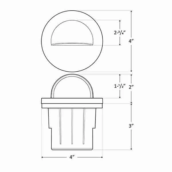 WLL Series 6 W Integrated Aluminum Path LED Light - view 4